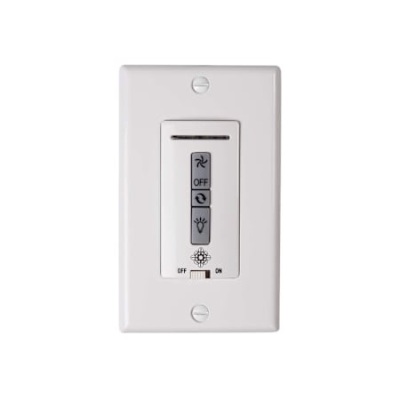 Generation Lighting NEO Remote Control Hard Wired Wall Remote Control with Reverse Function - Wall Control Only White