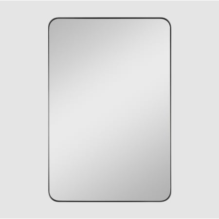Generation Lighting Planer 24" W x 36" H Transitional Rectangular Framed Bathroom Wall Mirror Midnight Black