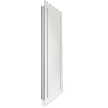 Generation Lighting Lustro 24"W x 36"H Rectangular Flat Frameless Wall Mounted Bathroom Mirror with Lighting Might Bright White