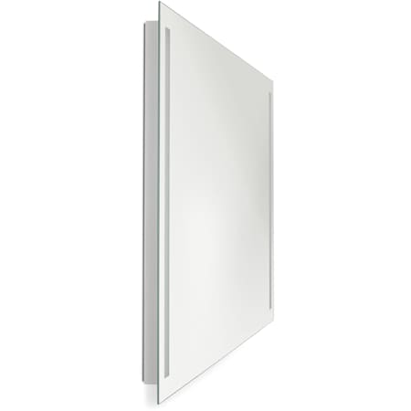 Generation Lighting Lustro 60"W x 36"H Rectangular Flat Frameless Wall Mounted Bathroom Mirror with Lighting Might Bright White