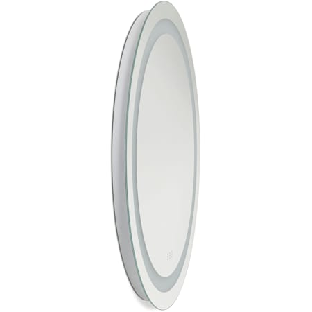 Generation Lighting Mera 36" Diameter Circular Flat Frameless Wall Mounted Bathroom Mirror with Lighting Might Bright White