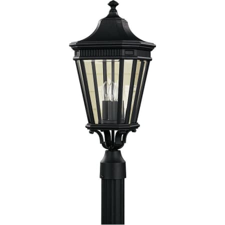 Generation Lighting Cotswold Lane 3 Light 23" Tall Post Light Black