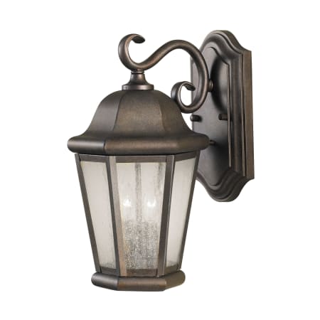 Generation Lighting Martinsville 2 Light 15" Tall Outdoor Wall Sconce Corinthian Bronze