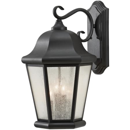 Generation Lighting Martinsville 4 Light 20" Tall Outdoor Wall Sconce Black
