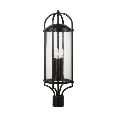 Generation Lighting Dakota 3 Light 29" Tall Post Light Espresso