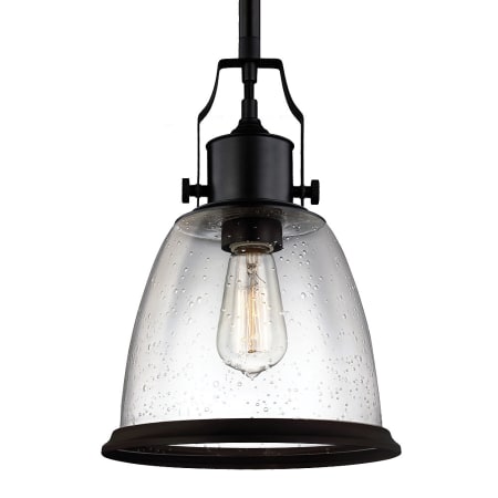 Generation Lighting Hobson 10" Wide Mini Pendant Oil Rubbed Bronze