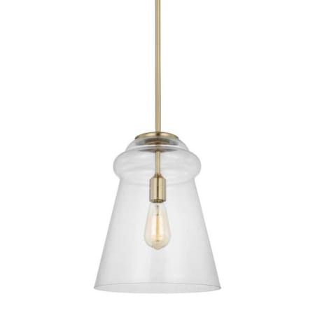 Generation Lighting Loras 12" Wide Pendant Satin Brass