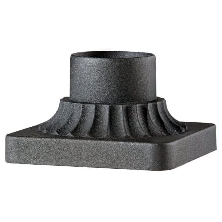 Generation Lighting 6 " Square Pier Mount Black