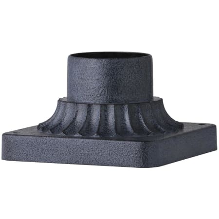 Generation Lighting 5-3/4" Wide Pier Mount Base Dark Weathered Zinc