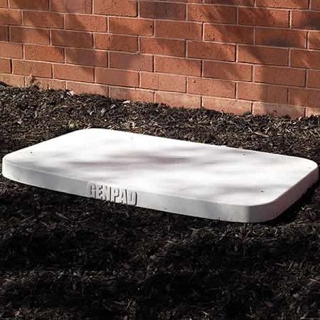 GenPad 4" Hurricane Composite Cement Pad for Generac 9 - 26kW (2016+) N/A