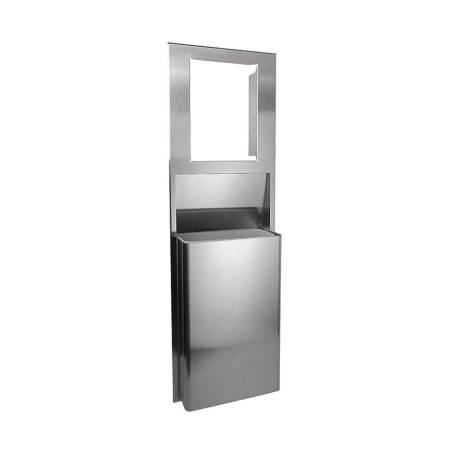Georgia Pacific Recessed Trash Receptor for 16" Cavity - Less Dispenser Stainless Steel