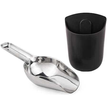 GE Profile Opal Stainless Steel Ice Scoop and Holder Matte Black