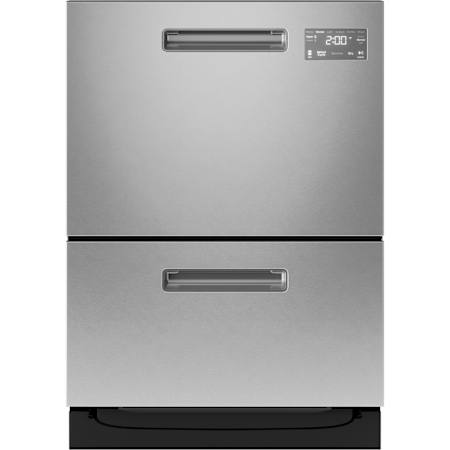GE Profile 24 Inch Wide 14 Place Setting Built-In Fingerprint Resistant Front Control Dishwasher with Leak Sensors and Stemsafe™ Fingerprint Resistant Stainless
