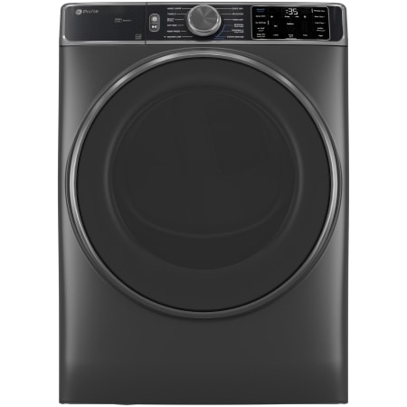 GE Profile 28 Inch Wide 7.8 Cu. Ft. Energy Star Certified Gas Dryer with Sanitize and Steam Cycles Carbon Graphite