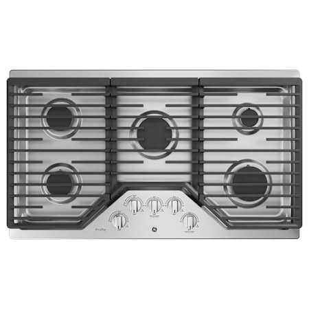 GE Profile 36" Built-In Gas Cooktop with 18,000 BTU Power Boil Burner Stainless Steel