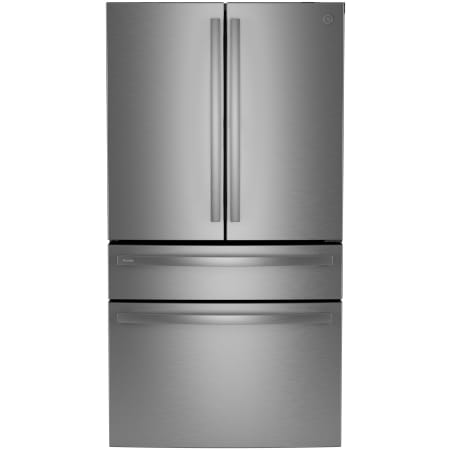 GE Profile 36 Inch Wide 23.2 Cu. Ft. Energy Star Certified Fingerprint Resistant Bottom Freezer Refrigerator with Dual Dispense AutoFill Pitcher Fingerprint Resistant Stainless