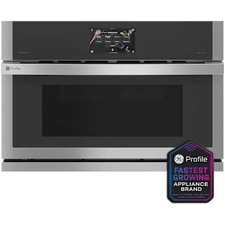 GE Profile 30 Inch Wide 1.7 Cu. Ft. Electric Single Oven with 240V Advantium Technology and In-Oven Camera Stainless Steel