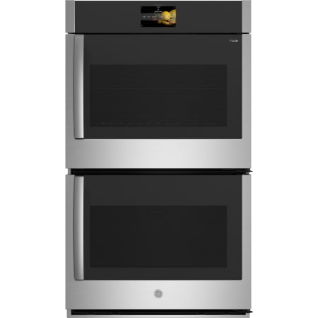 GE Profile 30 Inch Wide 10 Cu. Ft. Electric Double Oven with Right-Hand Side-Swing Doors Stainless Steel
