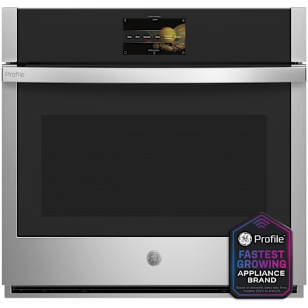 GE Profile Profile 30 Inch Wide 5 Cu. Ft. Single Electric Oven with Convection Stainless Steel