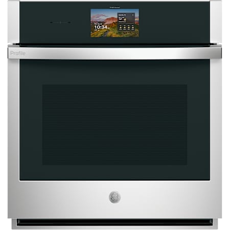 GE Profile Profile 30 Inch Wide 5 Cu. Ft. Single Electric Oven with No Preheat Air Fry and Precision Cooking Stainless Steel
