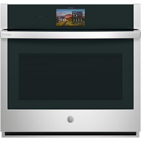 GE Profile Profile 30 Inch Wide 5 Cu. Ft. Single Electric Oven with In Oven Camera and No Preheat Air Fry Stainless Steel