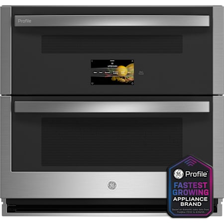 GE Profile 30 Inch Wide 5 Cu. Ft. Electric Double Oven with Built-In Wi-Fi Stainless Steel