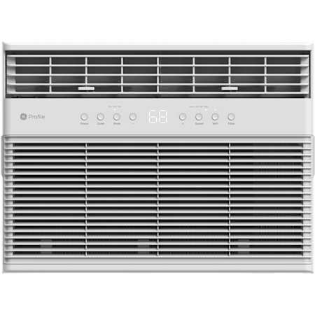 GE Profile 14,000 BTU 115V Programmable Window Air Conditioner with Remote and Geolocation White