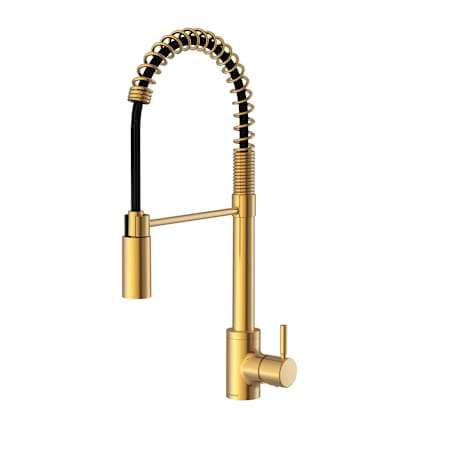 Gerber The Foodie 1.75 GPM Single Hole Pre-Rinse Pull Down Kitchen Faucet Brushed Bronze