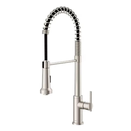 Gerber Parma Single Handle Pre-Rinse Spring Pull-Down Kitchen Faucet - 1.75 GPM Stainless Steel