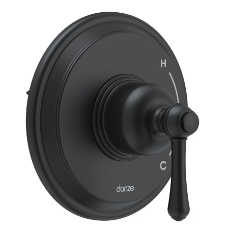 Gerber Opulence Pressure Balanced Valve Trim Only with Single Lever Handle - Less Rough In Satin Black