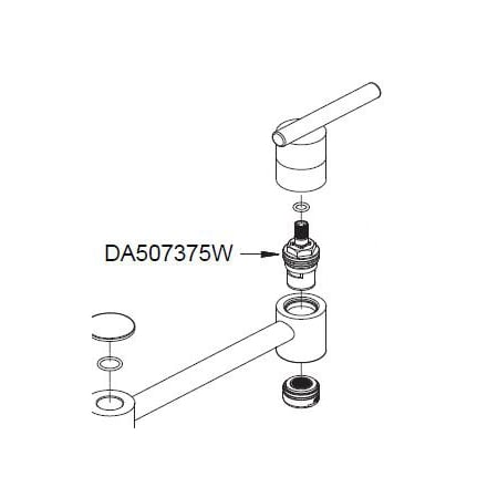 Gerber Ceramic Disc Cartridge for Pot Filler Faucet N/A