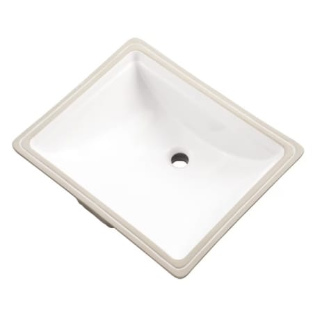 Gerber Logan Square Rectangular Standard Undercounter Bathroom Sink White