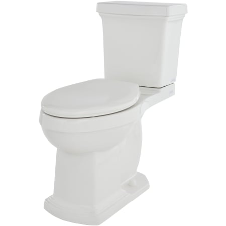 Gerber Hinsdale 1.28 GPF Two Piece Elongated Chair Height Toilet with Left Hand Lever - Less Seat White