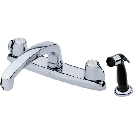 Gerber Classics 1.75 GPM Standard Pull Out Kitchen Faucet - Includes Escutcheon and Side Spray Chrome