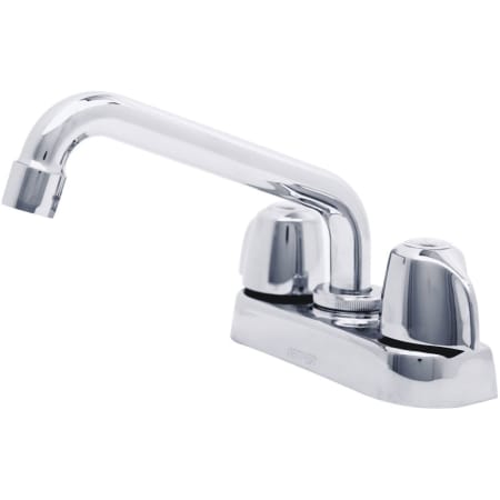 Gerber Classics 2.2 GPM Deck Mounted Double Handle Utility Faucet with Metal Handles Chrome