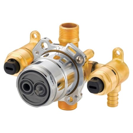 Gerber Treysta Tub & Shower Valve - Vertical Inputs with Stops - Crimp Pex N/A