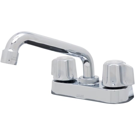 Gerber Classics 2.2 GPM Deck Mounted Double Handle Utility Faucet with Metal Handles Chrome