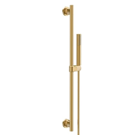 Gerber Versa 1.75 GPM Single Function Hand Shower Package - Includes Slide Bar and Hose Brushed Bronze