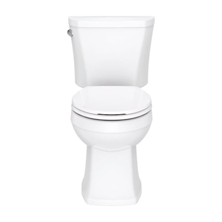 Gerber Avalanche 1.28 GPF Two Piece Elongated Toilet with Left Hand Lever - Seat Included White