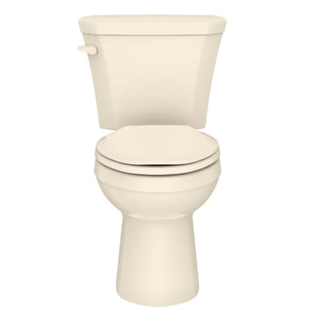Gerber Viper 1.28 GPF Two Piece Elongated Toilet with Left Hand Lever - Soft Close Seat Included Bone