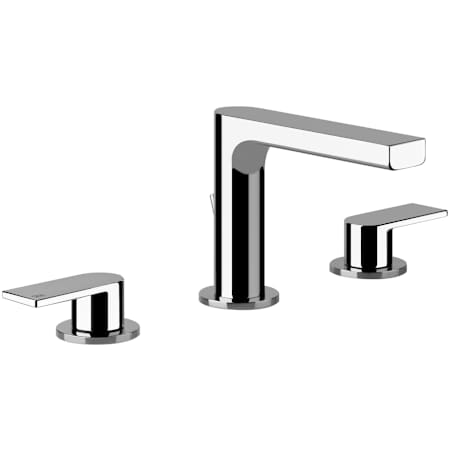 Finish: Gessi Emporio 1.2 GPM Widespread Standard Bathroom Faucet with Pop-Up Drain Assembly Chrome