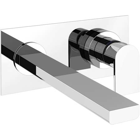 Finish: Gessi Emporio 1.2 GPM Wall Mounted Centerset Bathroom Faucet with Extended Spout Chrome