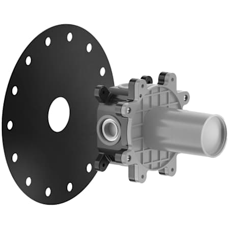 Finish: Gessi Parti Incasso Wall Mounted Bathroom Rough Valve with One Exit Steel Brushed