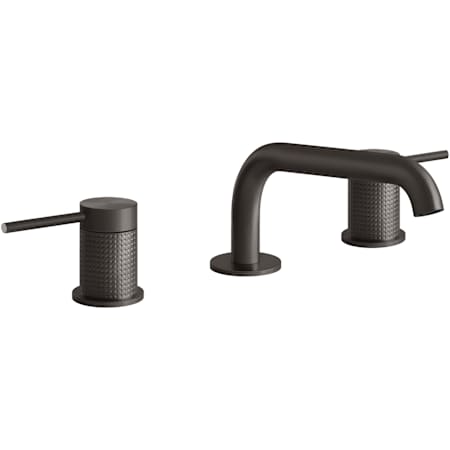 Finish: Gessi Gessi 316 1.2 GPM Widespread Bathroom Faucet from the Cesello Series Black Metal Brushed PVD