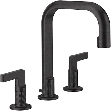 Finish: Gessi Inciso 1.2 GPM Widespread Tall Bathroom Faucet with Pop-Up Drain Assembly Aged Bronze