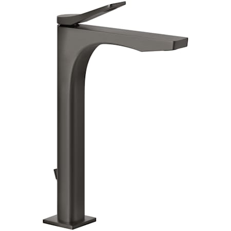 Finish: Gessi Rilievo 1.2 GPM Tall Single Hole Bathroom Faucet with Pop-Up Drain Assembly Black Metal Brushed PVD