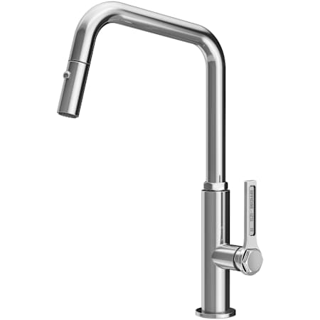 Finish: Gessi Officine Gessi 1.75 GPM Single Hole Pull Down Tall Kitchen Faucet Chrome