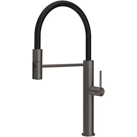 Finish: Gessi Gessi 316 1.75 GPM Single Hole Kitchen Faucet Black Metal Brushed PVD