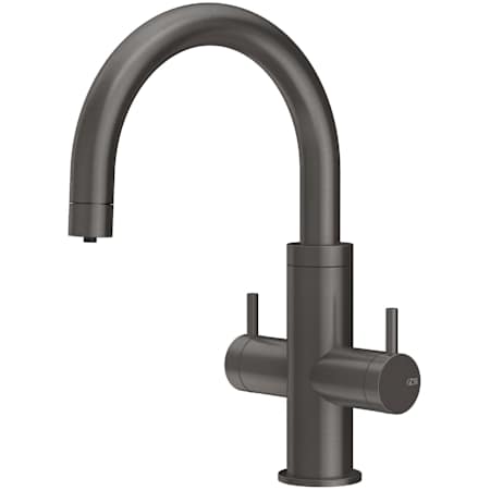 Finish: Gessi Gessi 316 1.75 GPM Hot Water Dispenser with 360 Spout Swivel Black Metal Brushed PVD