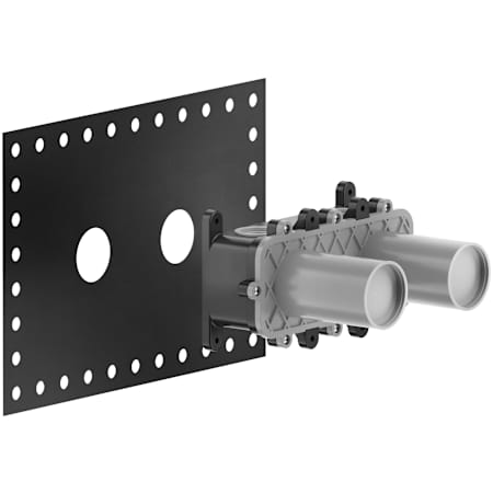 Finish: Gessi Parti Incasso Wall Mounted Bathroom Mixer Rough Valve Steel Brushed